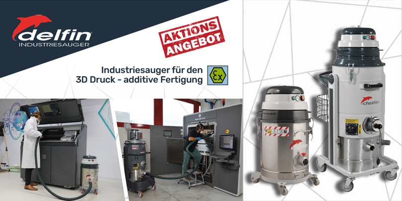 Aktionsangebot Industriesauger für den 3D Druck - additive Fertigung