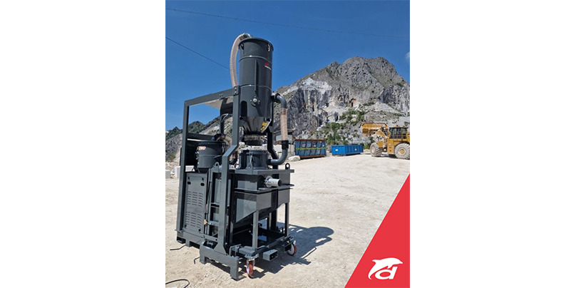Delfin Industriesauger für die Baustoff Industrie
