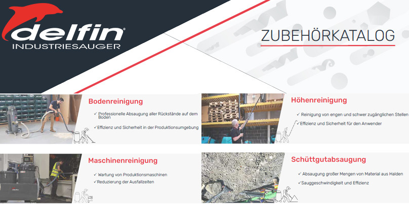 Delfin‘s neuer Zubehörkatalog / profitieren Sie von unserer Kompetenz und langjähriger Erfahrung!
