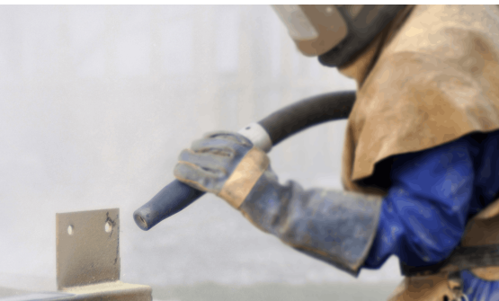 extraction for the blasting process