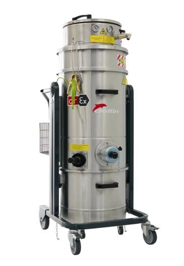 Druckluftbetriebener Industriestaubsauger 452 AIREX INERT